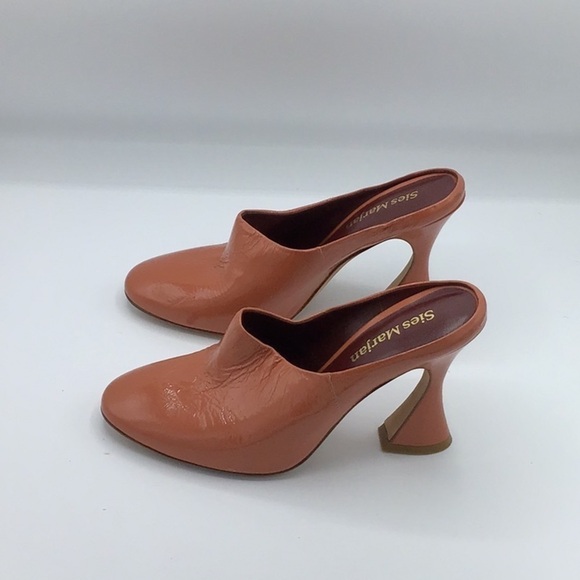 Sies Marjan Leather Mules In Burnt Coral Size 39 - Picture 9 of 16